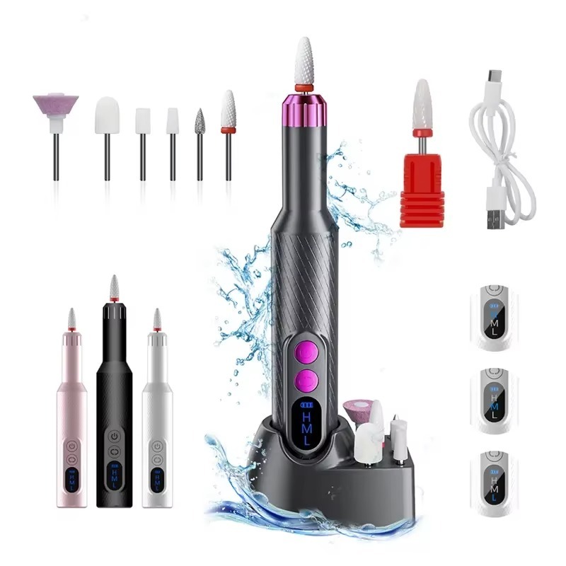 Nail Drill Machine - جهاز حفر الأظافر الكهربائي المحمول منخفض