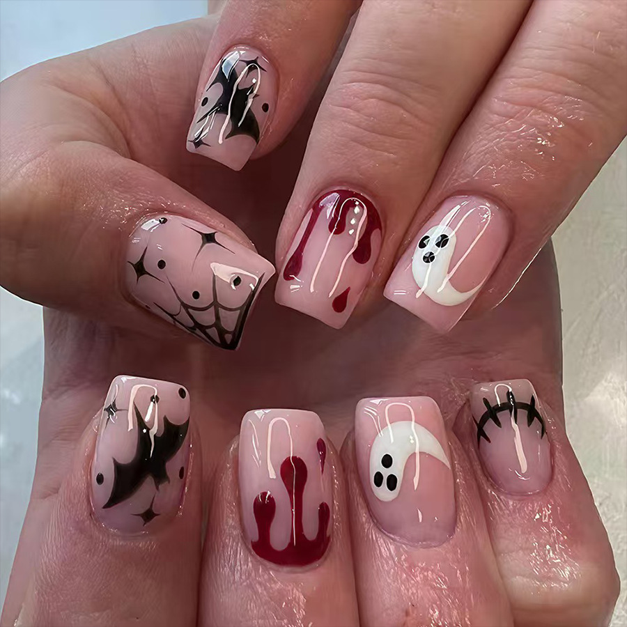 أظافر الهالوين الاصطناعية 24 ق - مراجعة Nail Art Press On وسعره