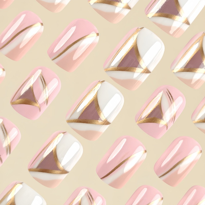 أظافر مزيفة قصيرة مربعة للفتيا - مراجعة Nail Art Press On وسعره