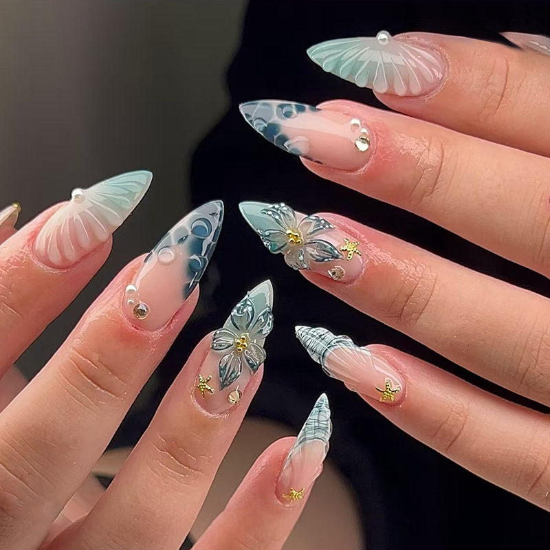 24 قطعة يمكن ارتداؤها اضغط على - مراجعة Nail Art Press On وسعره