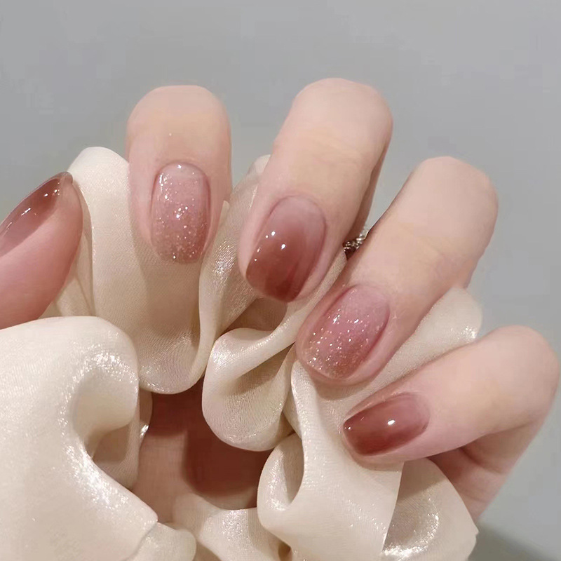 أظافر مزيفة متدرجة اللون وردي  - مراجعة Nail Art Pink وسعره