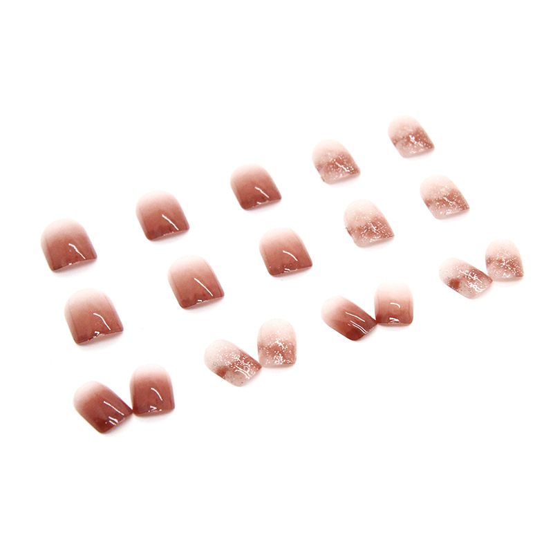 أظافر مزيفة متدرجة اللون وردي  - مراجعة Nail Art Pink وسعره