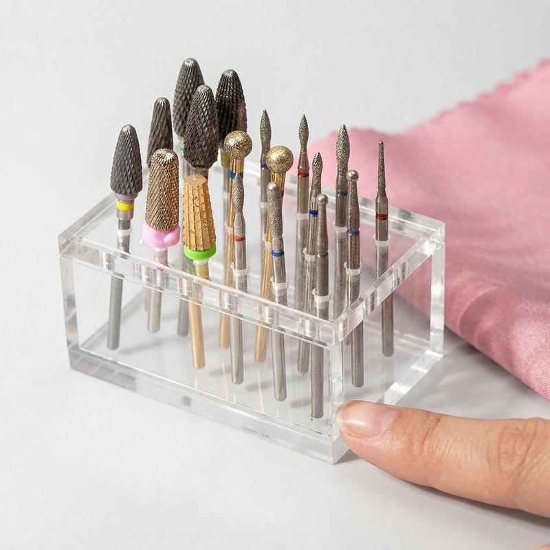 حامل أدوات حفر الأظافر من الخش - مراجعة Nail Drill Machine وسعره